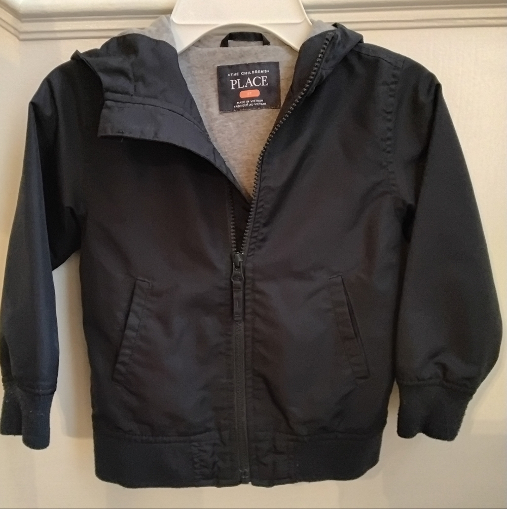 The Children’s Place Navy Hooded Windbreaker Jacket – Size 3T